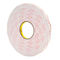 Akrilik Köpük Öpücük Kesim Bant, Çift Taraflı Köpük Bant 1.1mm Kalınlık 3M  4945 Beyaz Renk Tedarikçi