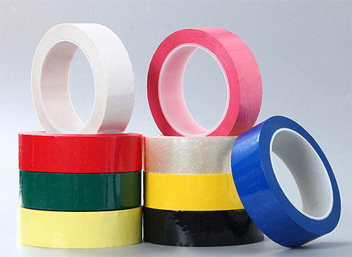 Çin Mylar Teyp. Akrilik yapıştırıcı ile kaplanmış poliester. İzole bant. Kırmızı. Sarı. tedarikçi