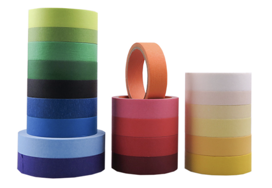Çin Crepe Masking Tape. İyi Isı Direnci. Otomotiv. Boyalı Masking Tape. Dekorasyon için. tedarikçi