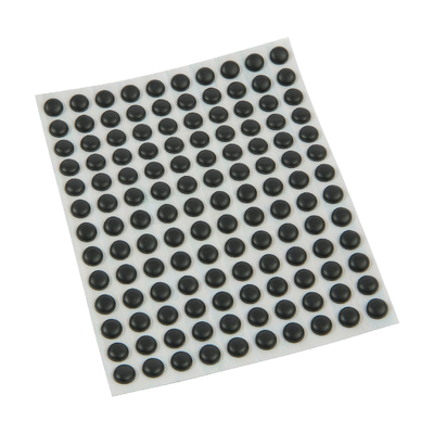 Çin 3M SJ5003 | Black/Grey/White | 11.2 x 5.1 mm | Bumpon Hemisphere | 72 Shore M tedarikçi