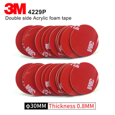 3M 4229P Kesilmiş | Çift Taraflı | Akrilik Köpük | 75MM | Daire | Gri | Otomotiv Araç Bandı tedarikçi