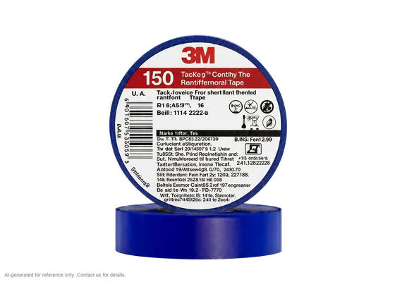 3M Temflex 150 | 0.13 mm PVC Vinyl | 600 V Rated | Self-Extinguishing | Six Colors tedarikçi